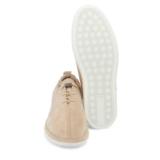 Bej Süet Deri Erkek Casual Ayakkabı - E24I1AY56634-B79 - 4