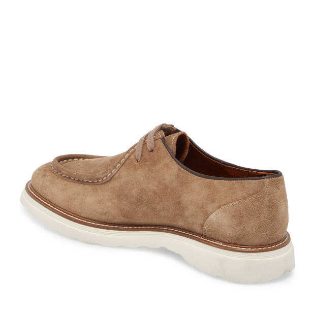 Bej Süet Deri Erkek Casual Ayakkabı - E24I1AY56767-B79 - 2