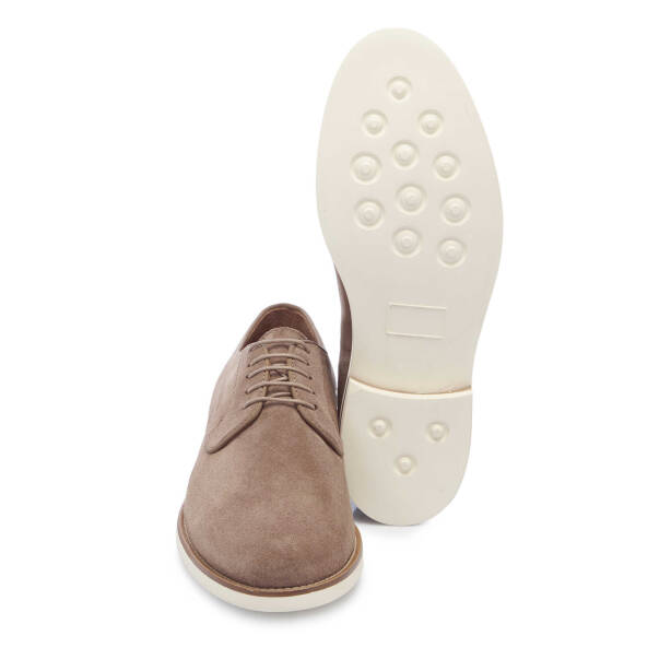 Bej Hakiki Süet Deri Erkek Casual Ayakkabı - E25I1AY57209-T86 - 4