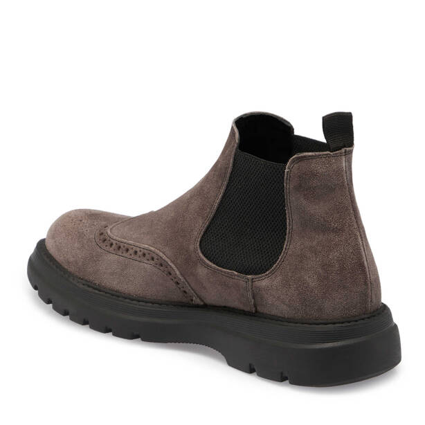 Bej Süet Deri Erkek Casual Bot - E24K1BT56928-T86 - Tergan