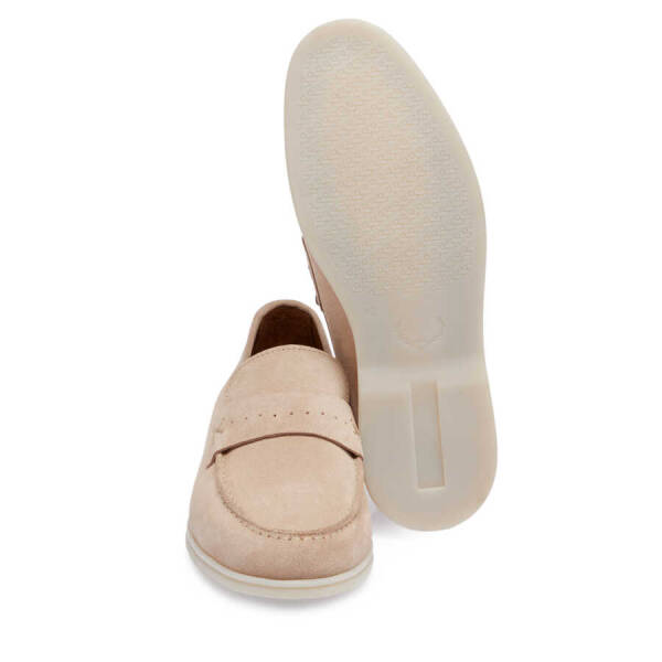 Bej Süet Deri Erkek Loafer - E24I1AY56788-B79 - 4