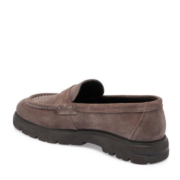 Bej Süet Deri Erkek Loafer - E24S1AY56930-T86 - 2