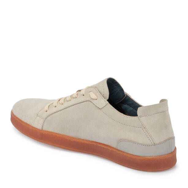 Bej Süet Deri Erkek Sneaker - E24I1AY56834-B79 - 2