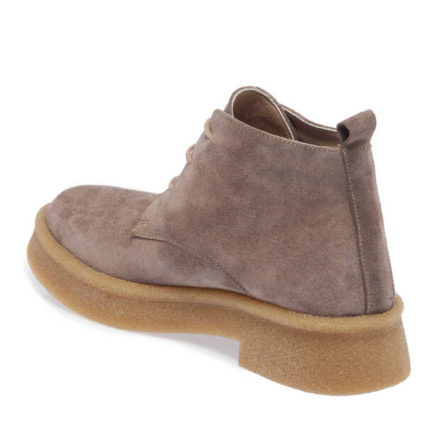 Bej Süet Deri Kadın Bot - K25K1BT68143-T86 - 2