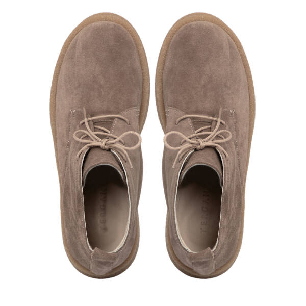 Bej Süet Deri Kadın Bot - K25K1BT68143-T86 - 5