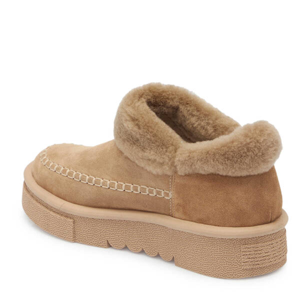 Bej Süet Deri Kadın Bot - K25K1BT68158-B79 - 2