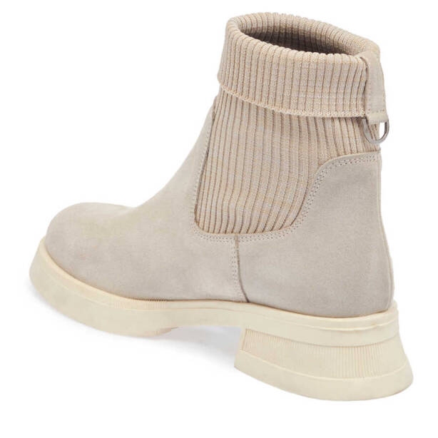 Bej Süet Deri Kadın Casual Bot - K23K1BT66961-B79 - Tergan