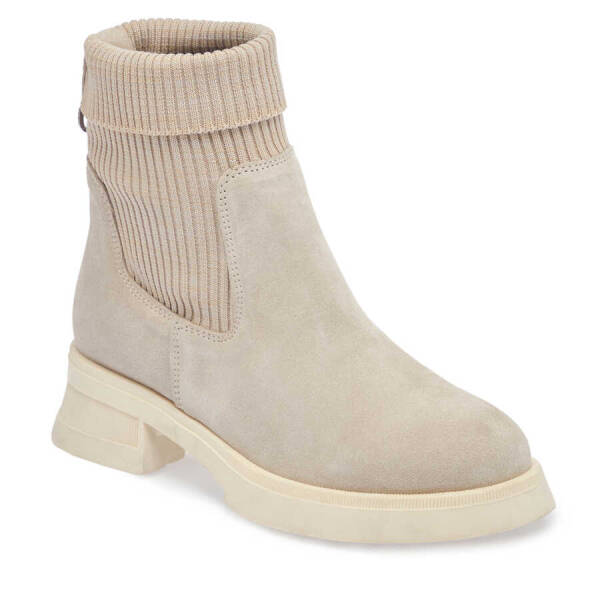 Bej Hakiki Süet Deri Kadın Casual Bot - K23K1BT66961-B79 - 1