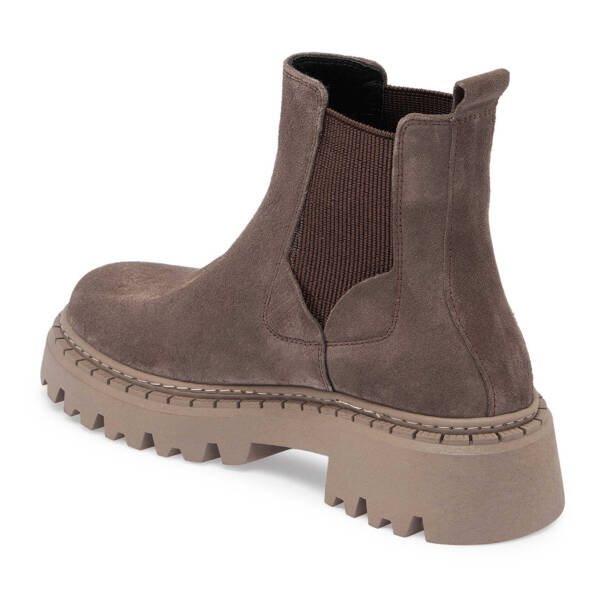 Bej Süet Deri Kadın Casual Bot - K24K1BT67546-T86 - 2