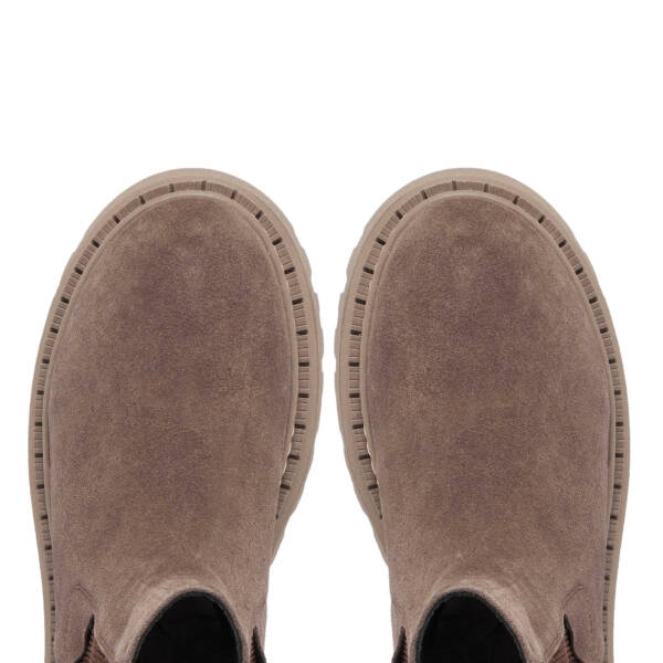 Bej Süet Deri Kadın Casual Bot - K24K1BT67546-T86 - 5