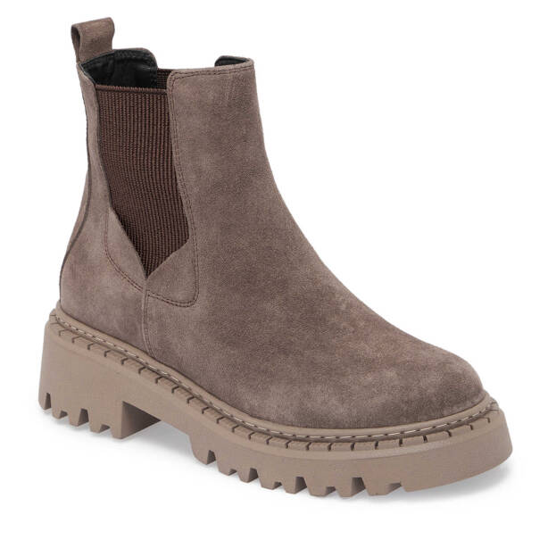 Bej Süet Deri Kadın Casual Bot - K24K1BT67546-T86 - 1