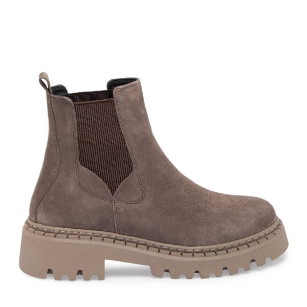 Bej Süet Deri Kadın Casual Bot - K24K1BT67546-T86 - 3