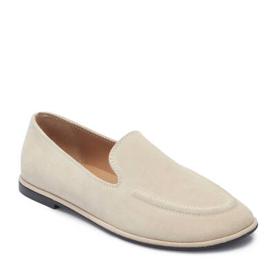  Bej Süet Deri Kadın Loafer - K25I1AY68042-B79 