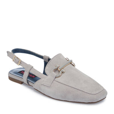 Bej Süet Deri Kadın Loafer - K25Y1AY67913-C9W - 1