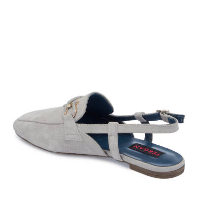 Bej Süet Deri Kadın Loafer - K25Y1AY67913-C9W - 2