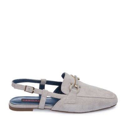 Bej Süet Deri Kadın Loafer - K25Y1AY67913-C9W - 3