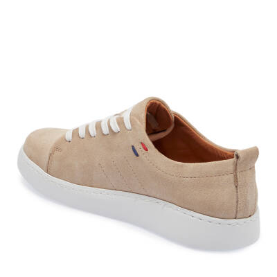 Bej Süet Deri Kadın Sneaker - K24I1AY67337-B79 - 2