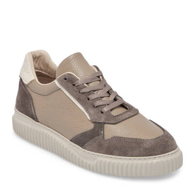 Bej Süet Deri Kadın Sneaker - K24S1AY67594-T86 