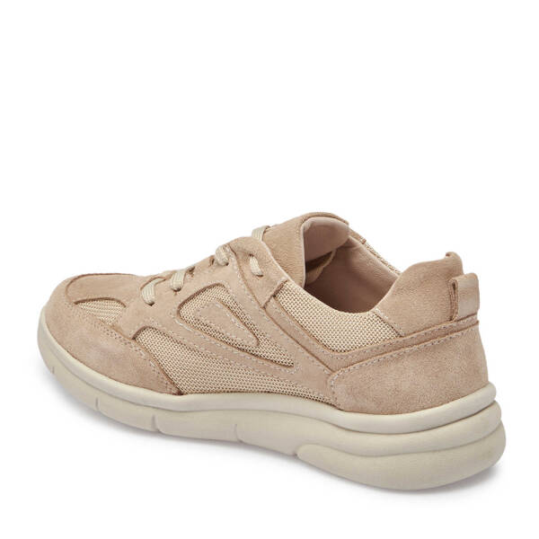 Bej Süet Deri Kadın Sneaker - K24S1AY67644-B79 - 3