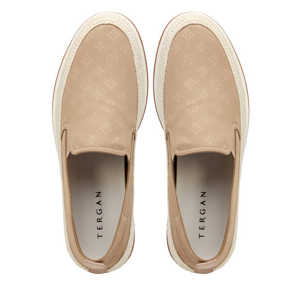 Bej Tekstil Erkek Casual Ayakkabı - E26I1AY57590-L0Q - 5