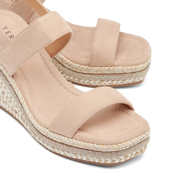 Bej Tekstil Kadın Sandalet - K26Y1SN68723-L0Q - 3