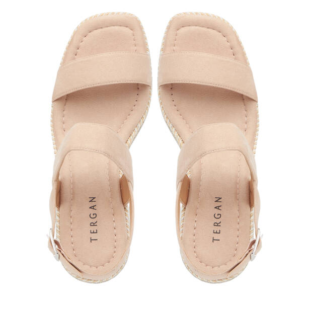 Bej Tekstil Kadın Sandalet - K26Y1SN68723-L0Q - 5