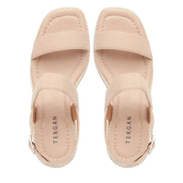 Bej Tekstil Kadın Sandalet - K26Y1SN68723-L0Q - 5