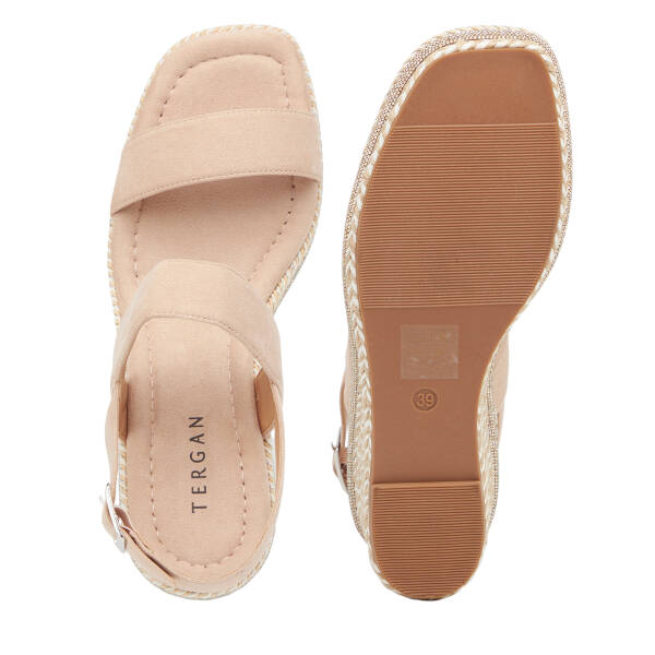 Bej Tekstil Kadın Sandalet - K26Y1SN68723-L0Q - 6