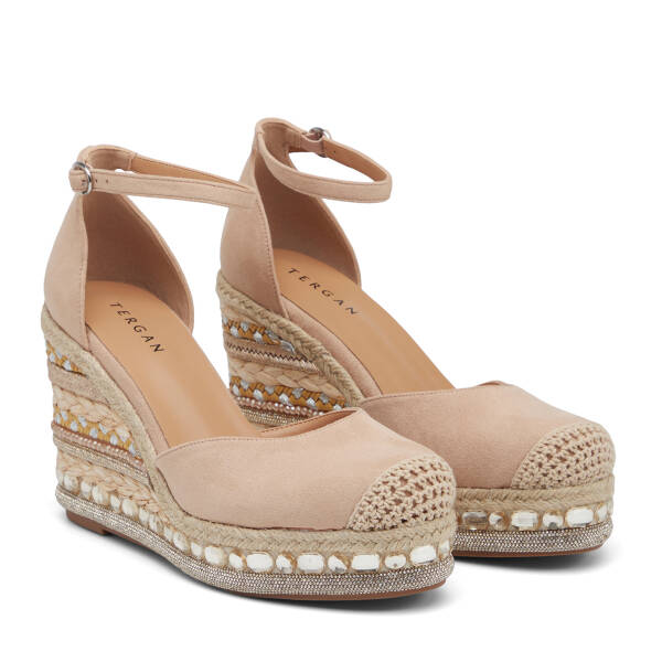 Bej Tekstil Kadın Sandalet - K26Y1SN68724-L0Q - 2