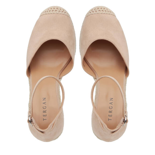 Bej Tekstil Kadın Sandalet - K26Y1SN68724-L0Q - 5