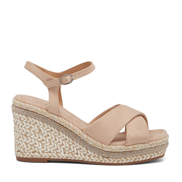 Bej Tekstil Kadın Sandalet - K26Y1SN68725-L0Q - 1