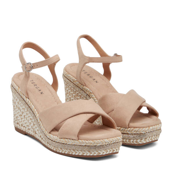 Bej Tekstil Kadın Sandalet - K26Y1SN68725-L0Q - 2