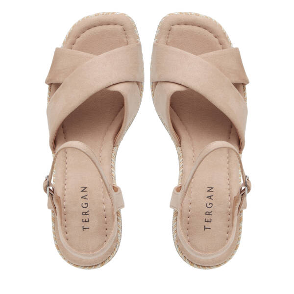 Bej Tekstil Kadın Sandalet - K26Y1SN68725-L0Q - 5