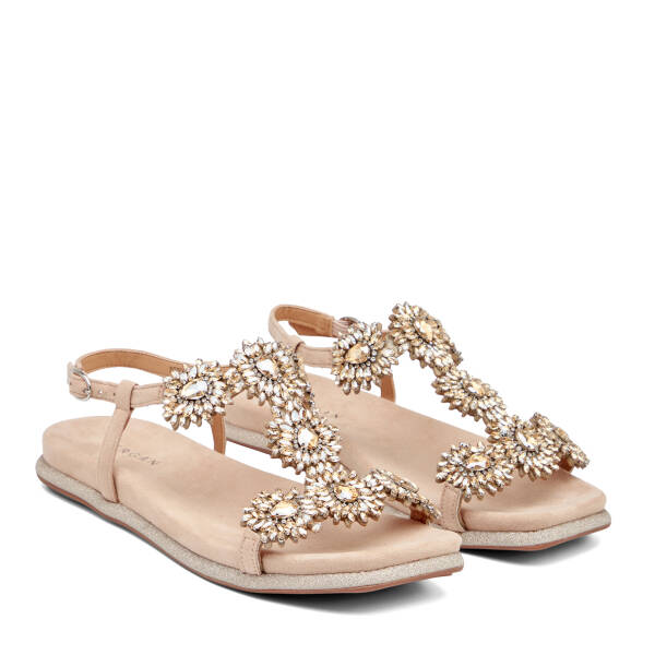 Bej Tekstil Kadın Sandalet - K26Y1SN68728-L0Q - 2