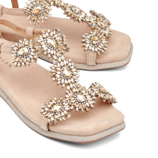 Bej Tekstil Kadın Sandalet - K26Y1SN68728-L0Q - 3