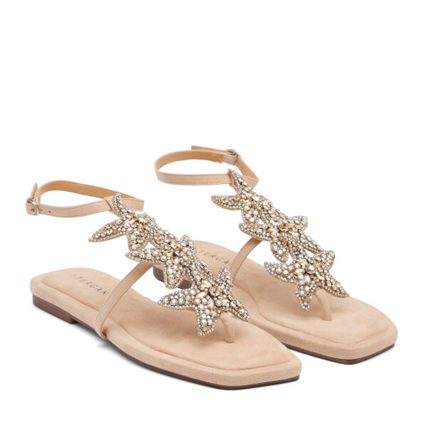 Bej Tekstil Kadın Sandalet - K26Y1SN68729-L0Q - 2