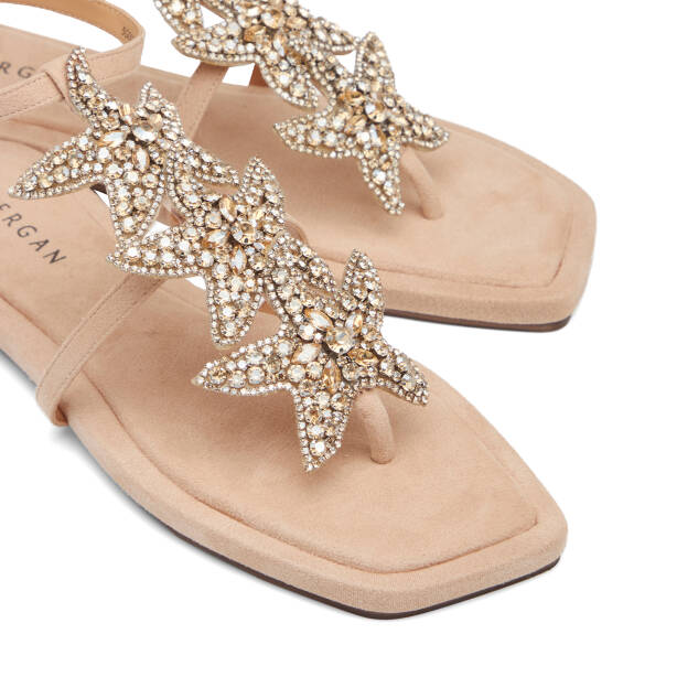 Bej Tekstil Kadın Sandalet - K26Y1SN68729-L0Q - 3