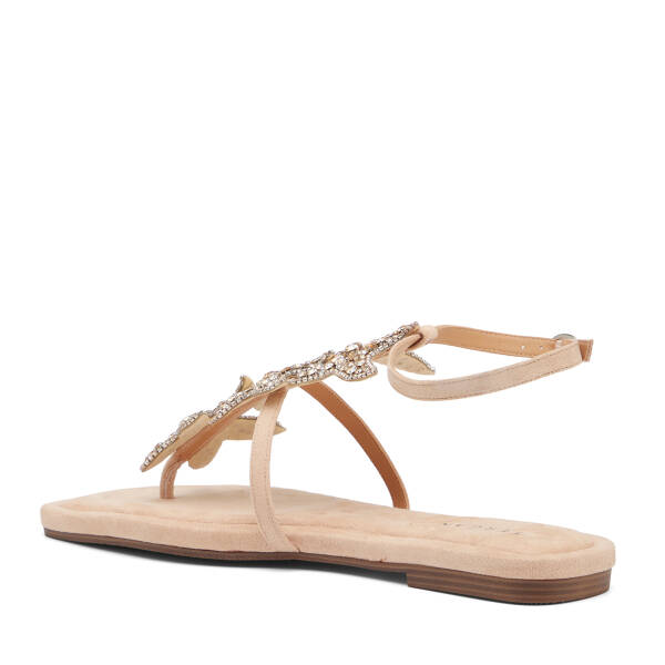 Bej Tekstil Kadın Sandalet - K26Y1SN68729-L0Q - 4
