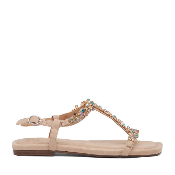 Bej Tekstil Kadın Sandalet - K26Y1SN68730-L0Q 