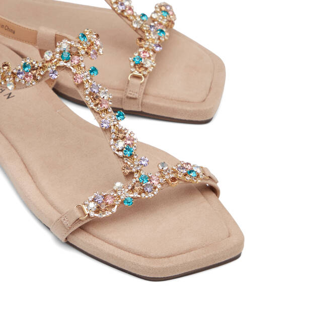 Bej Tekstil Kadın Sandalet - K26Y1SN68730-L0Q - 3