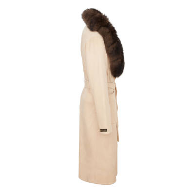 Bej Tekstil - Kürk Kadın Deri Mont - K23IKM320363-Q8A - 3