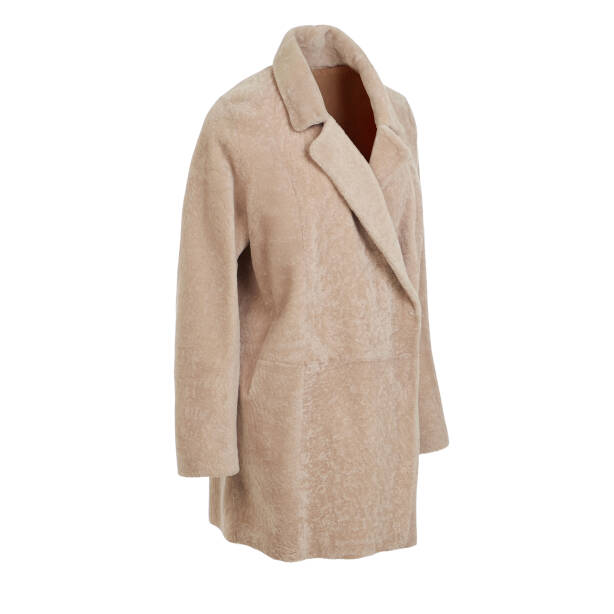 Bej Tekstil - Kürk Kadın Deri Mont - K24KKM320452-H2Q - 2