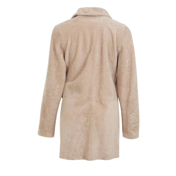 Bej Tekstil - Kürk Kadın Deri Mont - K24KKM320452-H2Q - 4