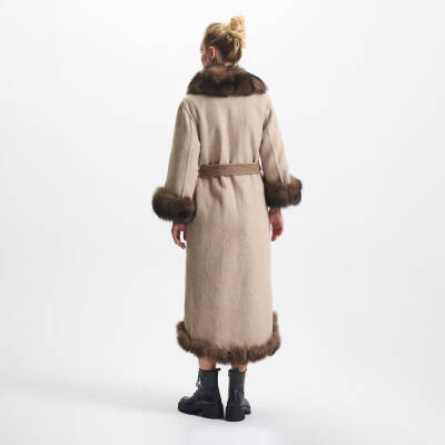 Bej Tekstil - Kürk Kadın Kürk Kaban - K23KKM320380-Q8A - 4