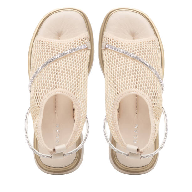 Bej Vegan Kadın Sandalet - K25Y1SN67956-Q2R - 5