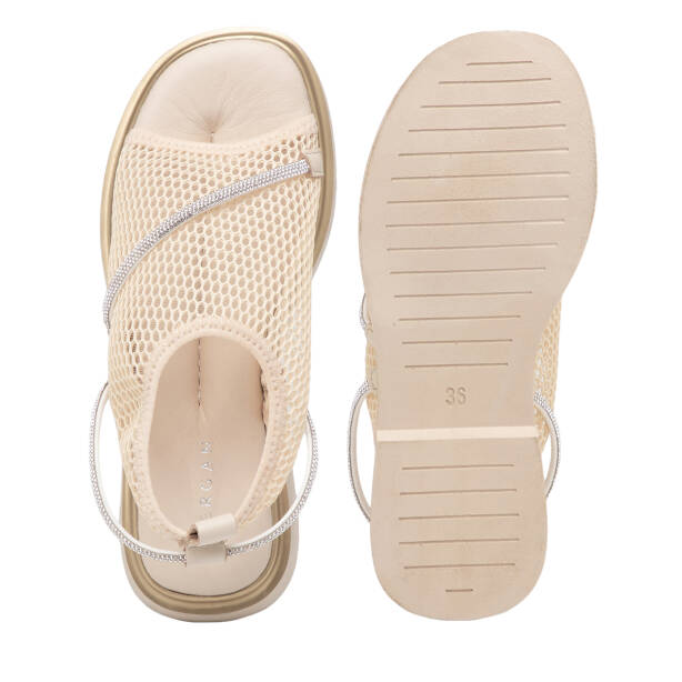 Bej Vegan Kadın Sandalet - K25Y1SN67956-Q2R - 6