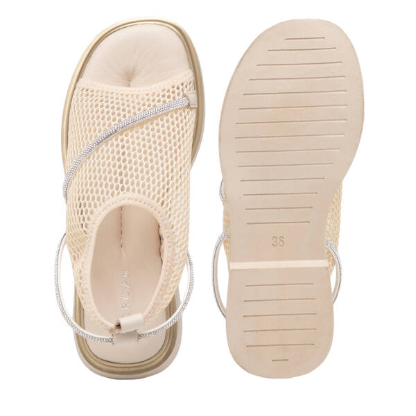 Bej Vegan Kadın Sandalet - K25Y1SN67956-Q2R - 6