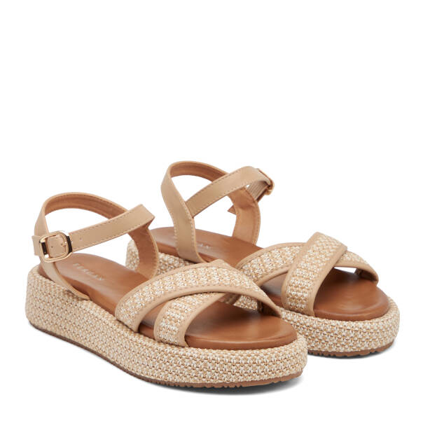Bej Vegan Kadın Sandalet - K26Y1SN68721-R74 - 2