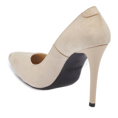  Bej Vegan Kadın Stiletto - K24I1AY67462-R73 - 2