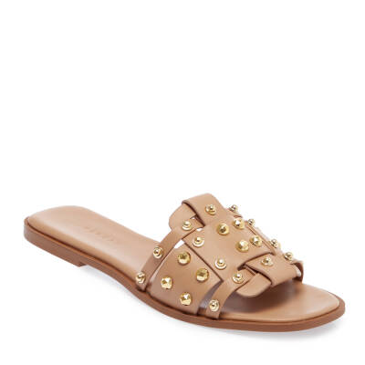  Bej Vegan Kadın Terlik - K24Y1TR67081-D67 - 1